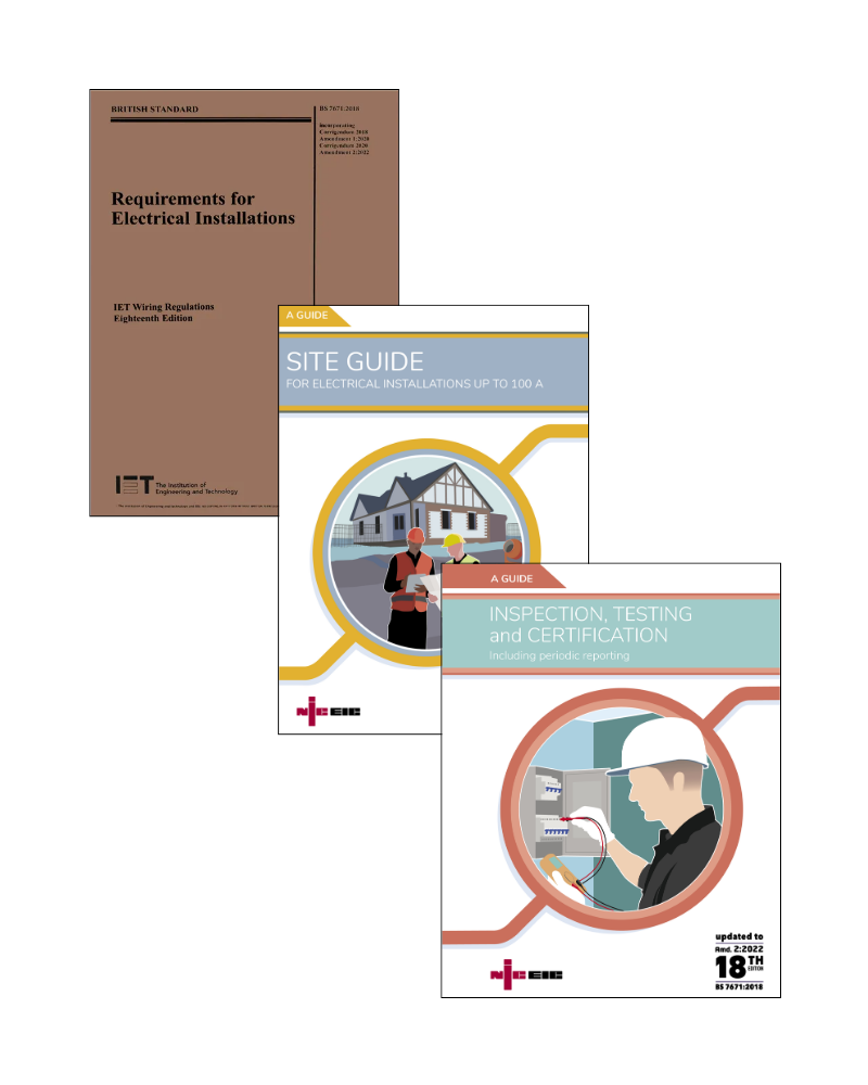 Niceic Matrix.pdf NICEIC A2:2022 Electrical Publications Pack D - Wiring Regulations